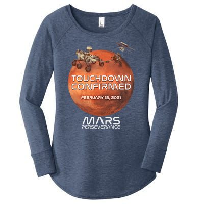 Touchdown Confirmed Mars Perseverance February 18 2021 Women's Perfect Tri Tunic Long Sleeve Shirt