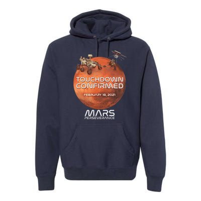 Touchdown Confirmed Mars Perseverance February 18 2021 Premium Hoodie