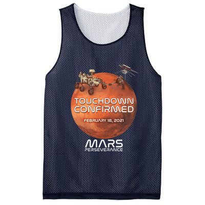 Touchdown Confirmed Mars Perseverance February 18 2021 Mesh Reversible Basketball Jersey Tank
