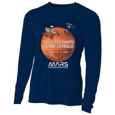 Touchdown Confirmed Mars Perseverance February 18 2021 Cooling Performance Long Sleeve Crew