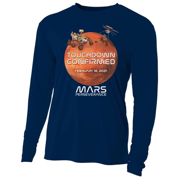 Touchdown Confirmed Mars Perseverance February 18 2021 Cooling Performance Long Sleeve Crew