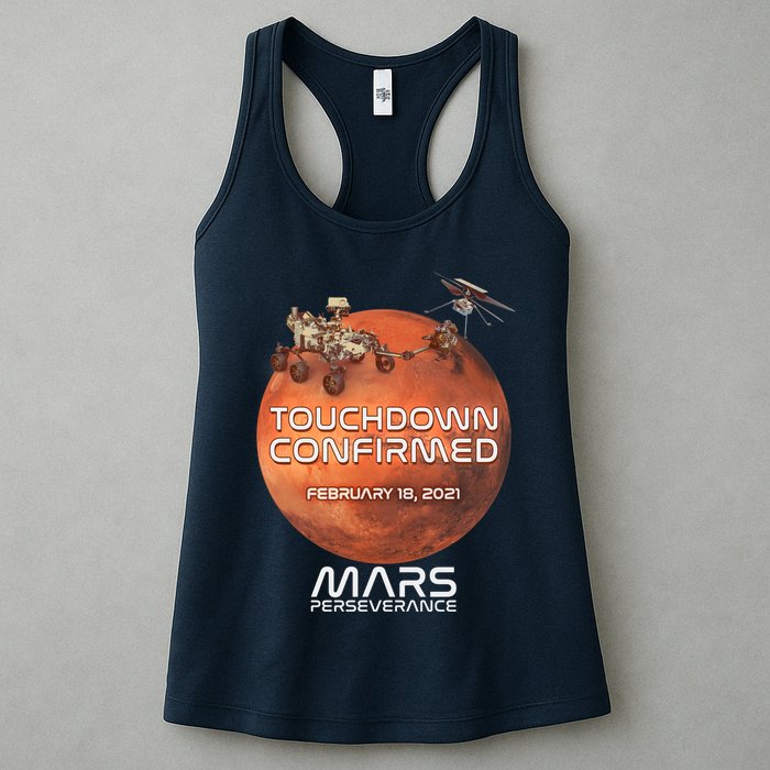 Touchdown Confirmed Mars Perseverance February 18 2021 Womens Tank Top