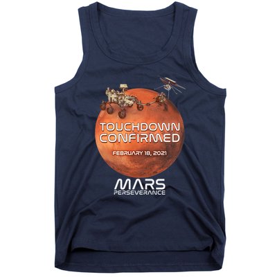 Touchdown Confirmed Mars Perseverance February 18 2021 Tank Top