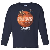 Touchdown Confirmed Mars Perseverance February 18 2021 Toddler Long Sleeve Shirt