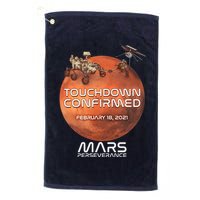 Touchdown Confirmed Mars Perseverance February 18 2021 Golf Towel