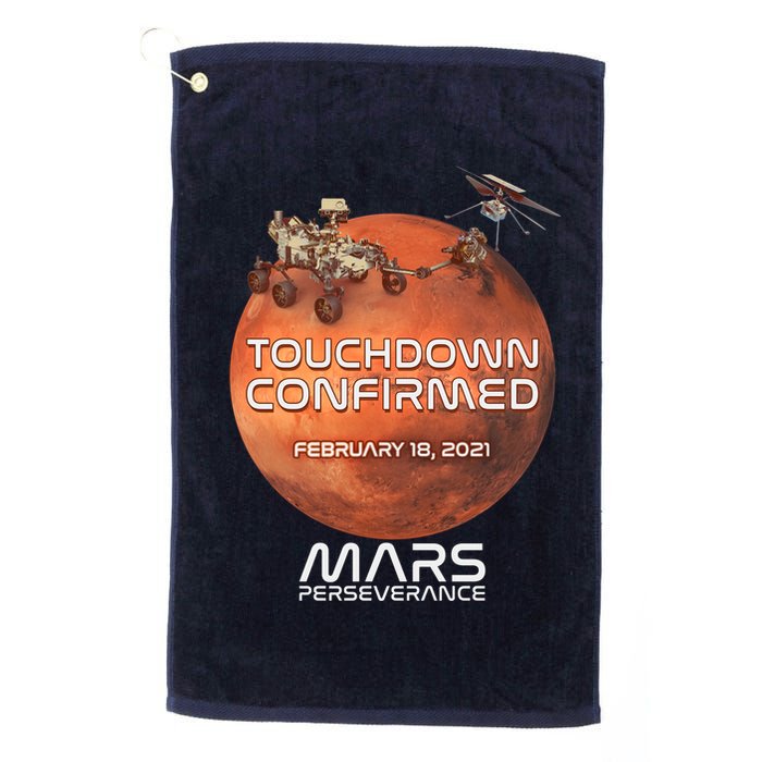 Touchdown Confirmed Mars Perseverance February 18 2021 Golf Towel