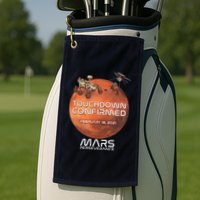 Touchdown Confirmed Mars Perseverance February 18 2021 Golf Towel