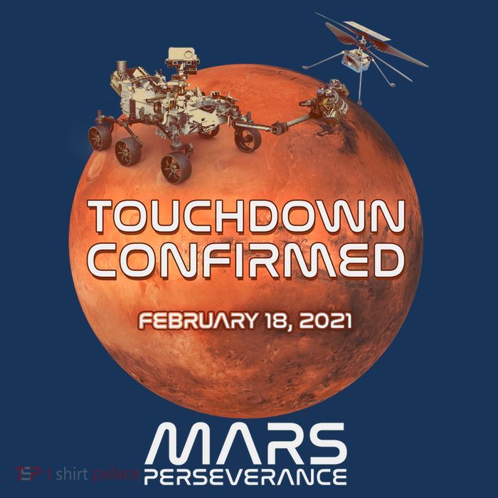 Touchdown Confirmed Mars Perseverance February 18 2021 Zip Tote Bag