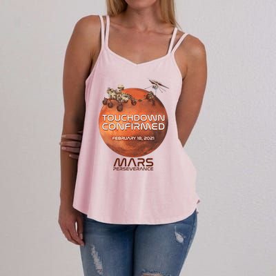 Touchdown Confirmed Mars Perseverance February 18 2021 Women's Strappy Tank