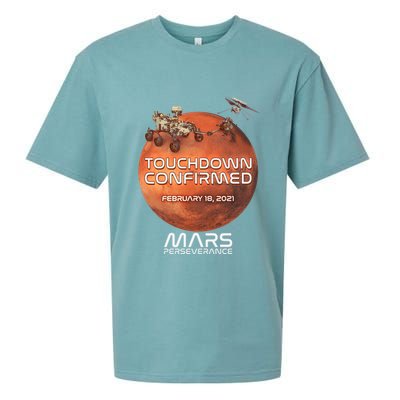Touchdown Confirmed Mars Perseverance February 18 2021 Sueded Cloud Jersey T-Shirt