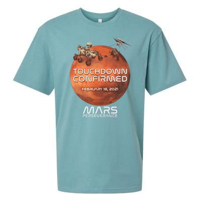 Touchdown Confirmed Mars Perseverance February 18 2021 Sueded Cloud Jersey T-Shirt