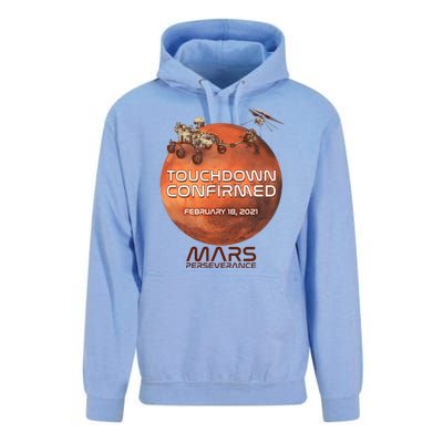 Touchdown Confirmed Mars Perseverance February 18 2021 Unisex Surf Hoodie