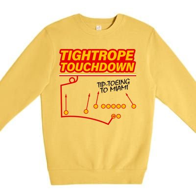 Touchdown Tightrope Premium Crewneck Sweatshirt