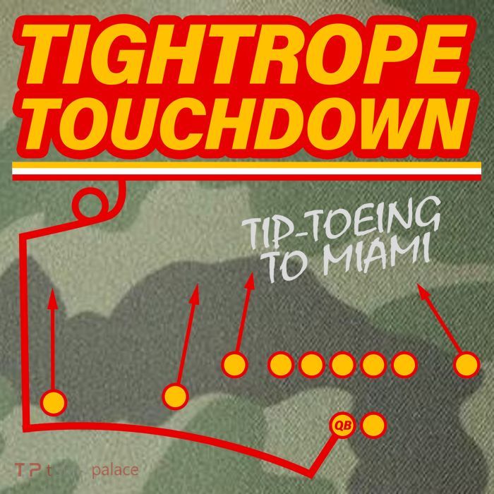 Touchdown Tightrope Legacy Tie Dye Trucker Hat
