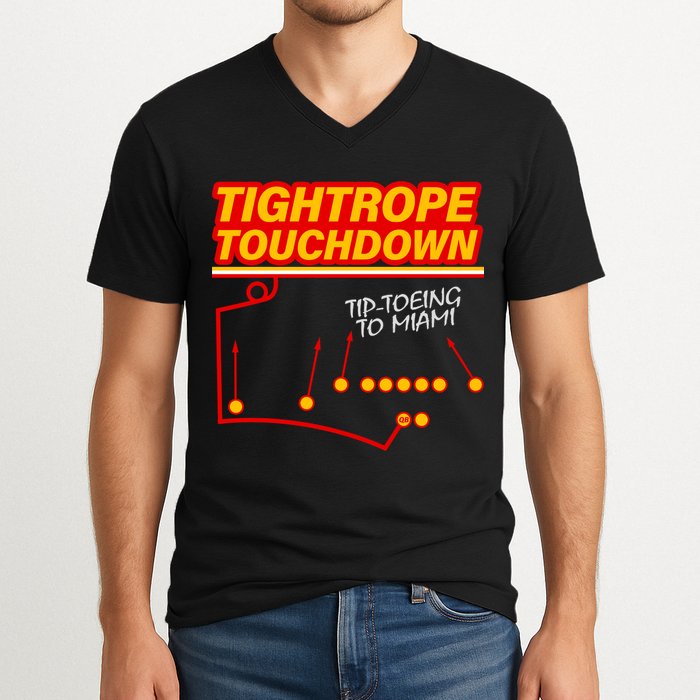 Touchdown Tightrope V-Neck T-Shirt