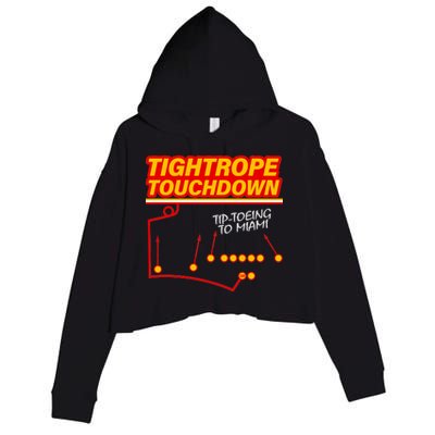 Touchdown Tightrope Crop Fleece Hoodie