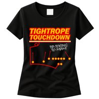 Touchdown Tightrope Womens T-Shirt