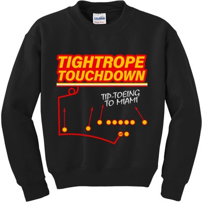 Touchdown Tightrope Kids Sweatshirt