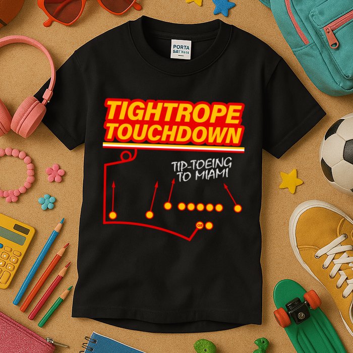Touchdown Tightrope Kids T-Shirt