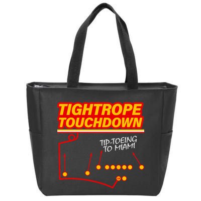 Touchdown Tightrope Zip Tote Bag