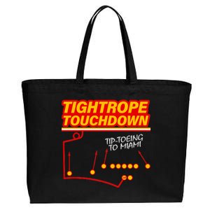 Touchdown Tightrope Cotton Canvas Jumbo Tote