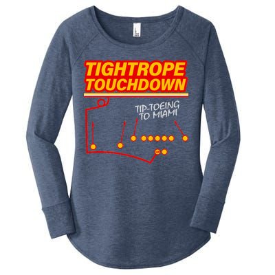 Touchdown Tightrope Women's Perfect Tri Tunic Long Sleeve Shirt