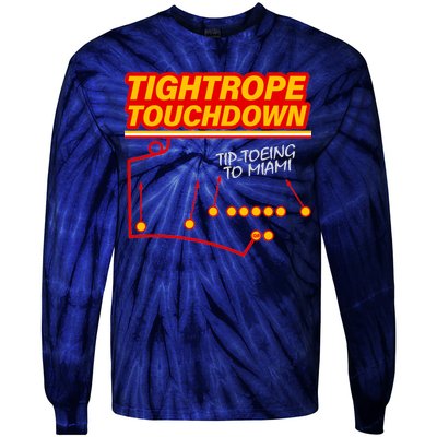 Touchdown Tightrope Tie-Dye Long Sleeve Shirt