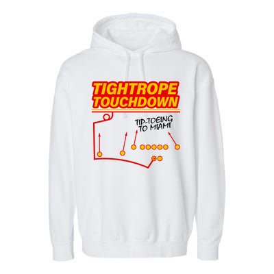 Touchdown Tightrope Garment-Dyed Fleece Hoodie