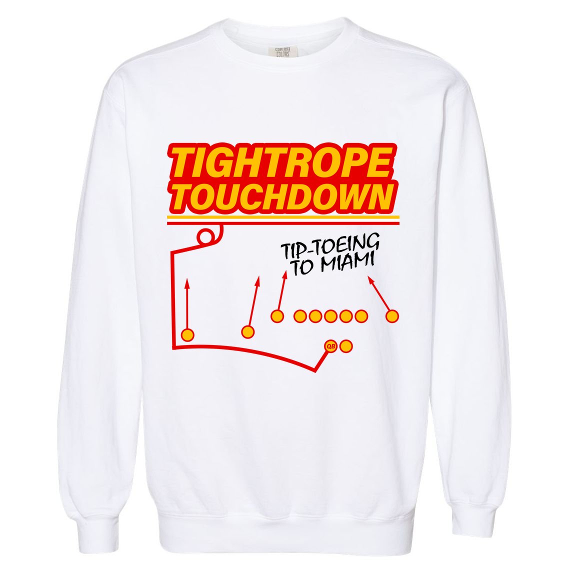 Touchdown Tightrope Garment-Dyed Sweatshirt