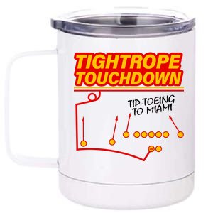 Touchdown Tightrope 12 oz Stainless Steel Tumbler Cup