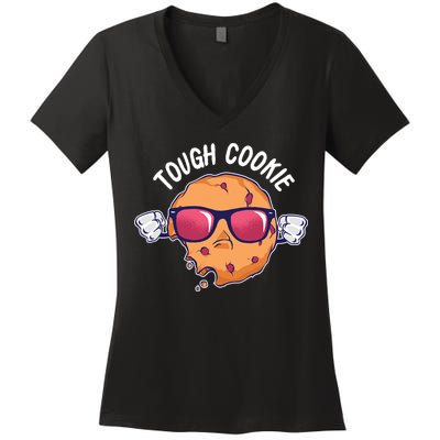 Tough Cookie Women's V-Neck T-Shirt