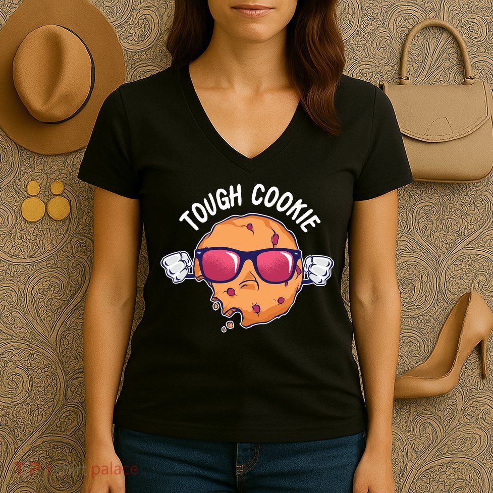 Tough Cookie Women's V-Neck T-Shirt