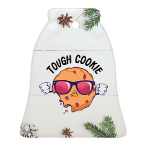 Tough Cookie Ceramic Bell Ornament