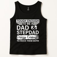 Tough Enough To Be A Dad & Stepdad Tank Top