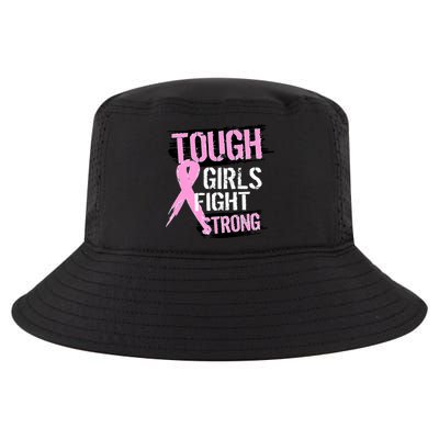 Tough Girls Fight Strong Breast Cancer Cool Comfort Performance Bucket Hat