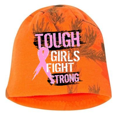 Tough Girls Fight Strong Breast Cancer Kati - Camo Knit Beanie