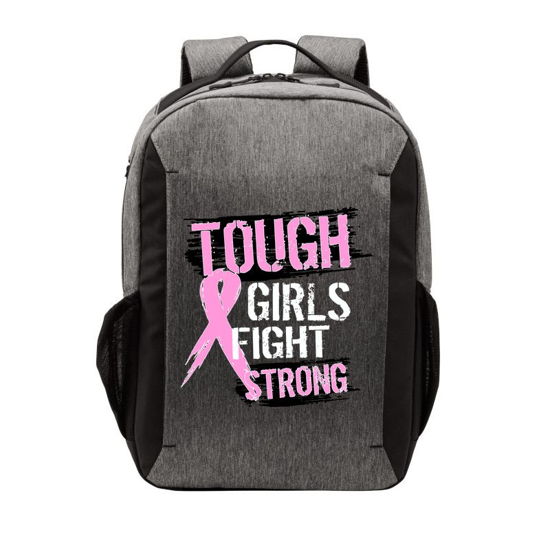 Tough Girls Fight Strong Breast Cancer Vector Backpack