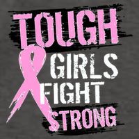 Tough Girls Fight Strong Breast Cancer Vector Backpack