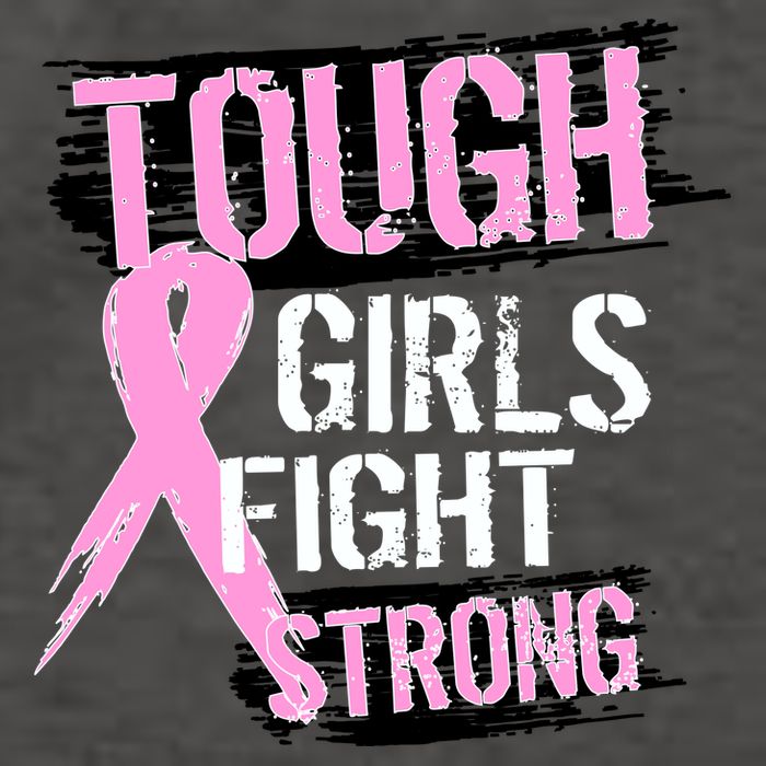 Tough Girls Fight Strong Breast Cancer Vector Backpack
