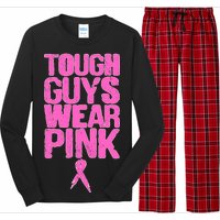 Tough Guys Wear Pink Breast Cancer Awareness Long Sleeve Pajama Set