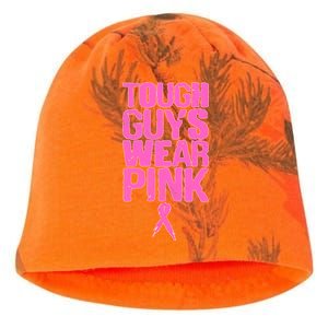 Tough Guys Wear Pink Breast Cancer Awareness Kati - Camo Knit Beanie