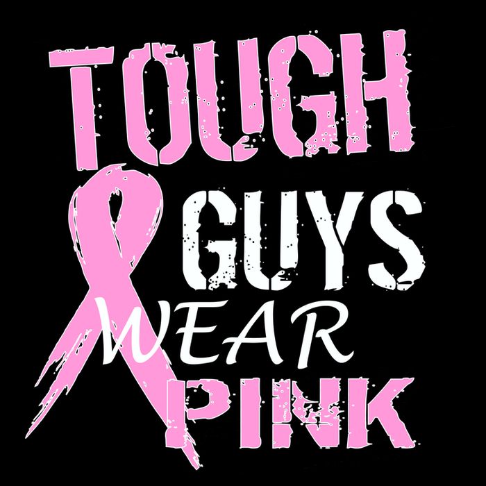 Tough Guys Wear Pink Cancer Premium T-Shirt