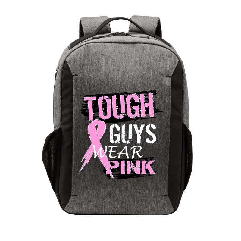 Tough Guys Wear Pink Cancer Vector Backpack