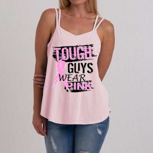 Tough Guys Wear Pink Cancer Women's Strappy Tank