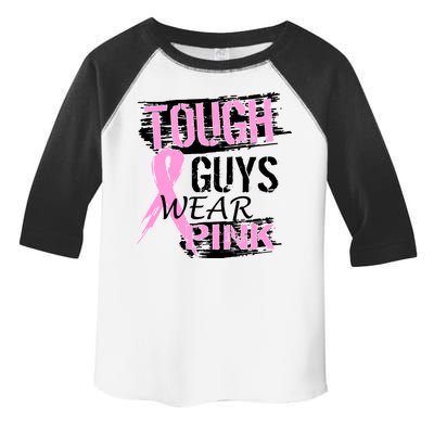 Tough Guys Wear Pink Cancer Toddler Fine Jersey T-Shirt