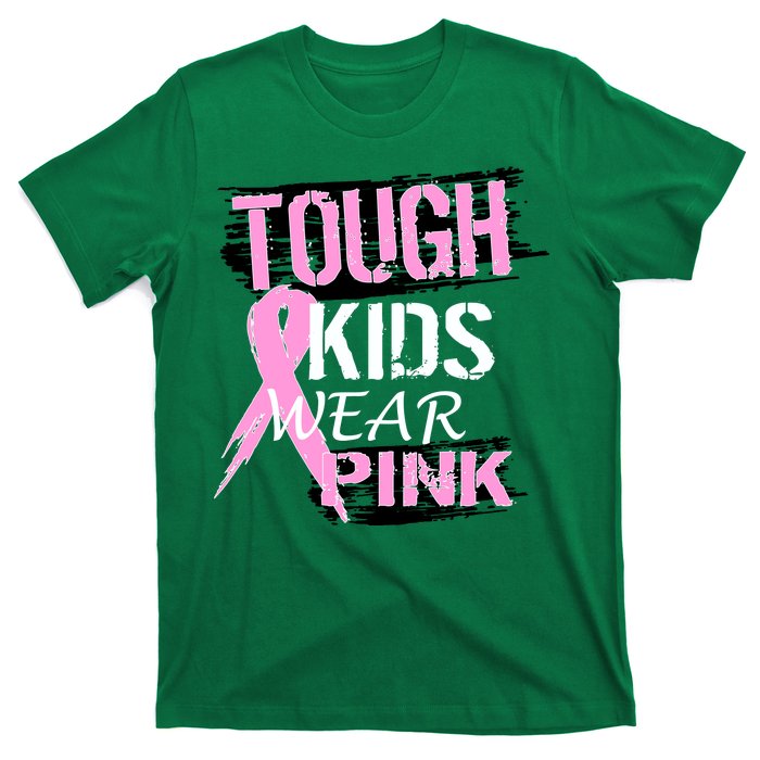 Tough Kids Wear Pink Cancer T-Shirt