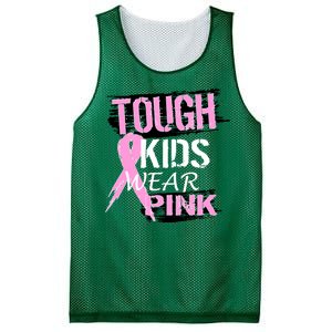 Tough Kids Wear Pink Cancer Mesh Reversible Basketball Jersey Tank