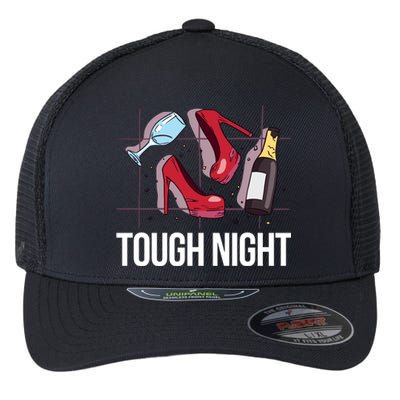 Tough Night Party Flexfit Unipanel Trucker Cap