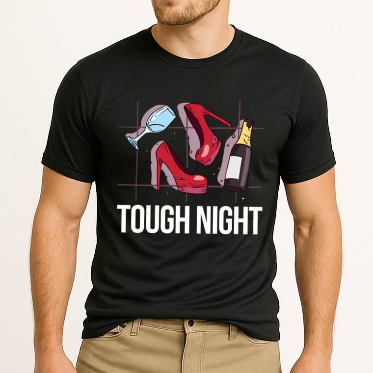 Tough Night Party Cooling Performance Crew T-Shirt