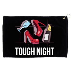 Tough Night Party Grommeted Golf Towel